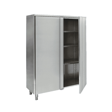 ARMOIRE INOX 2 PORTES BATTANTES