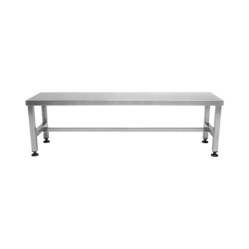 BANC TOUT INOX 304L LARGEUR 450 X HAUTEUR 550 MM