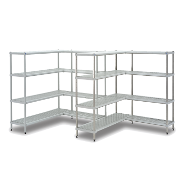 ETAGERE INOX MODULABLE - TABLETTES INOX OU POLYPROPYLENE 