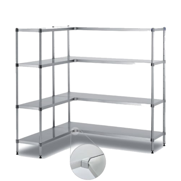 ETAGERE INOX PLUS POUR CHARGES LOURDES